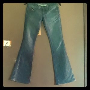 FRANKIE B SZ 6X34.5 EMBELLISHED BK POCKET JEA NS